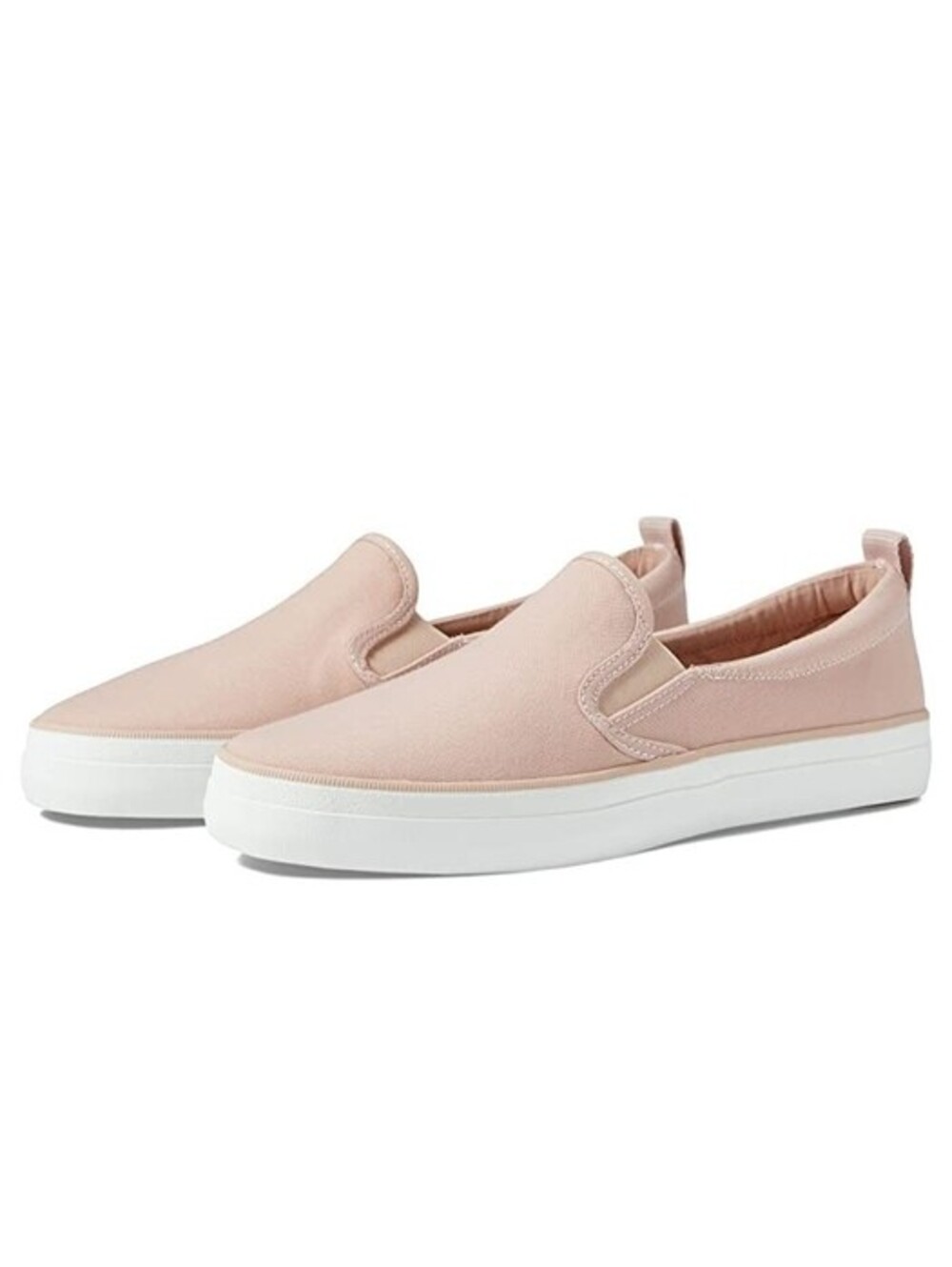 70$ Sperry Crest Twin Gore Seacycled Canvas Sneakers Size 11 US Rose Pink